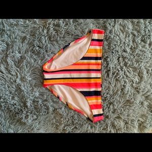 Aerie Striped bikini bottoms